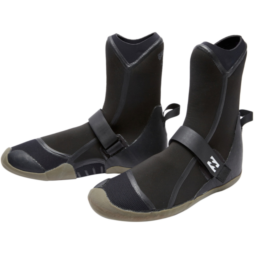 2025 Billabong Hommes Furnace 7mm Botte En Néoprène à Bout Rond ABYWW00105 - Black